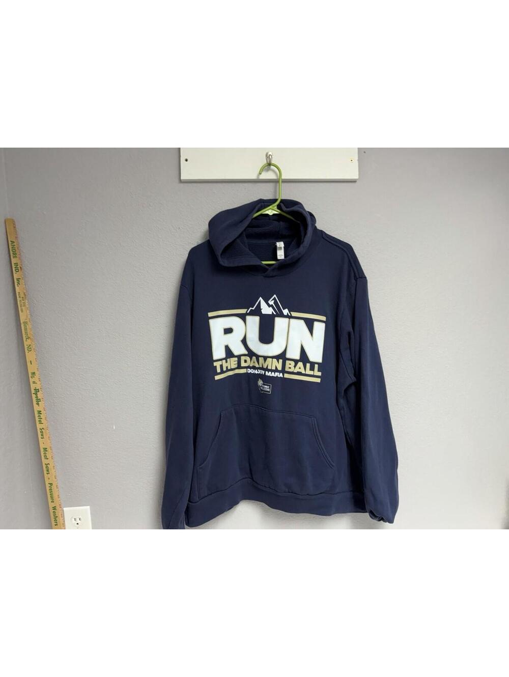 Montana State Bobcats Run The Damn Ball Hoodie / Size XXL